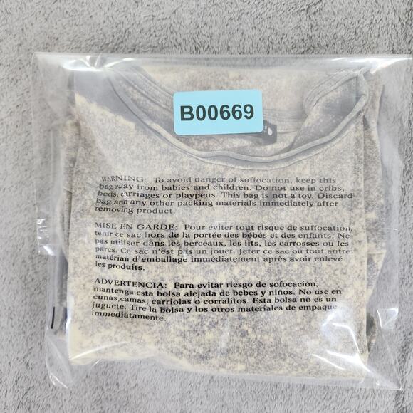 Zara Top Womens M Gray Yellow Bleach Splatter Crew Neck Long Sleeve Pullover - Picture 7 of 7